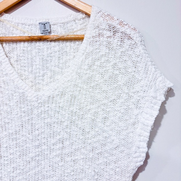 TRISTAN White knit top - Picture 4 of 6